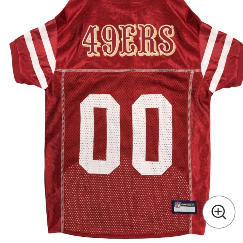 NFL 49ers Pet Football Jersey size S-NwT
